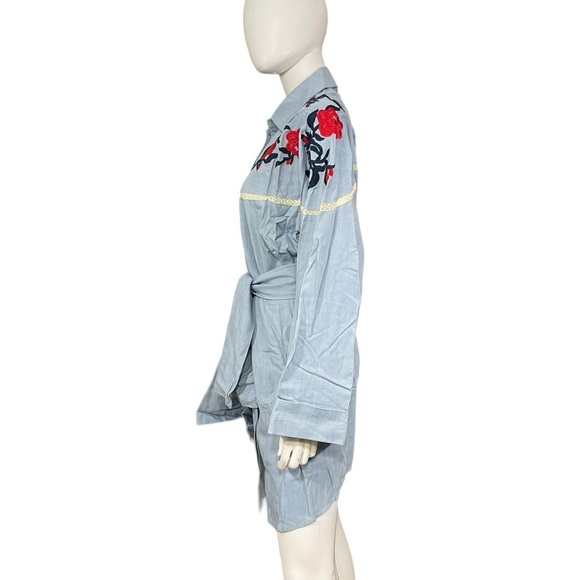 Tunic Bella Blue Floral Printed Flare
Long Sleeve Top Dress
New - Picture 4 of 8